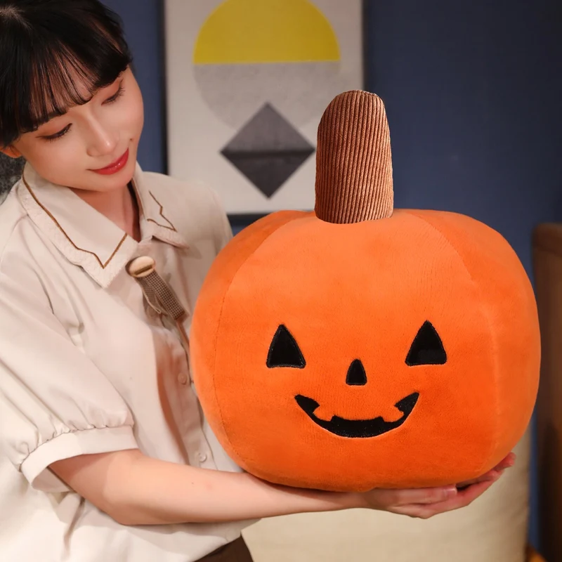 Halloween Cartoon Kawaii New Pumpkin Plush Doll Pillow Mummy Pumpkin Plush Toy Holiday Decoration Gift For Boys And Girls