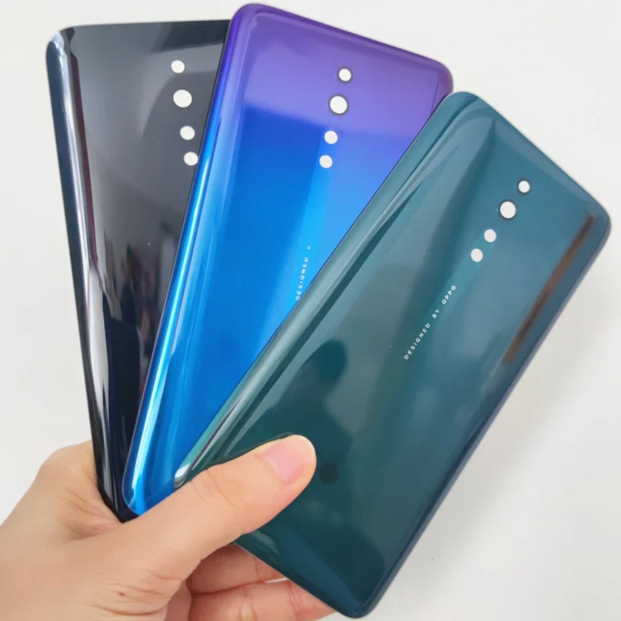 For oppo Reno Z PCDM10 Back Battery Cover Door Housing case Rear Glass Case for OPPO RenoZ RENO Z Battery Cover