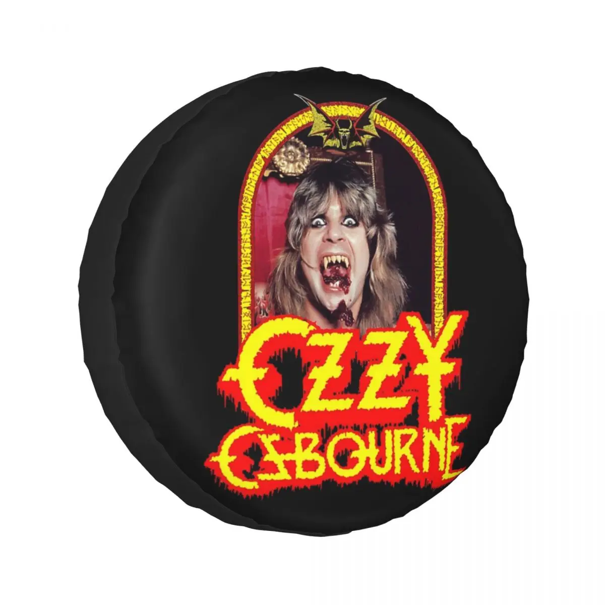 

Пользовательский чехол для запасного колеса Ozzy Osbourne Merch Prince Of Darkness для автомобилей Pajero 4x4, защитные чехлы для колес 14 дюймов, 15 дюймов, 16 дюймов, 17 дюймов
