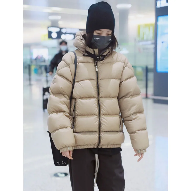 Winter ALYX Men Hooded Down-filled Garment Women Winter Jackets Y2k Street Wear Black High Quality Casual Jacket