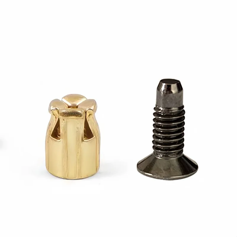 Furniture Cabinet Hinge Base Insert Nut Expansion Anchor Screw Bolt Inner Outer Thread Pre‑Embedded Rivet Nut for Wardrobe Door