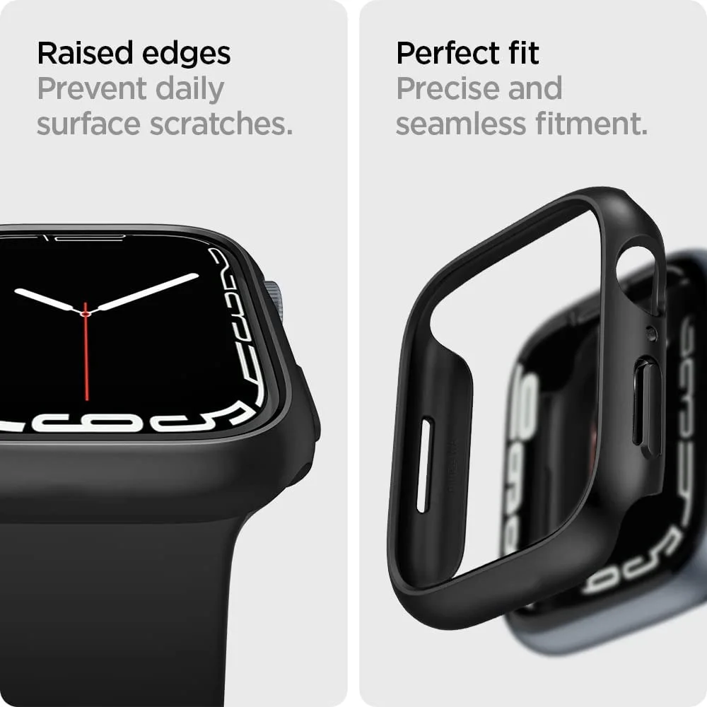 Cover for Apple Watch Case 10 46mm 44mm 40mm 42mm 38mm Accessories PC Protector bumper iWatch Series 8 7 SE 6 5 4 3 9 45mm 41mm image 2