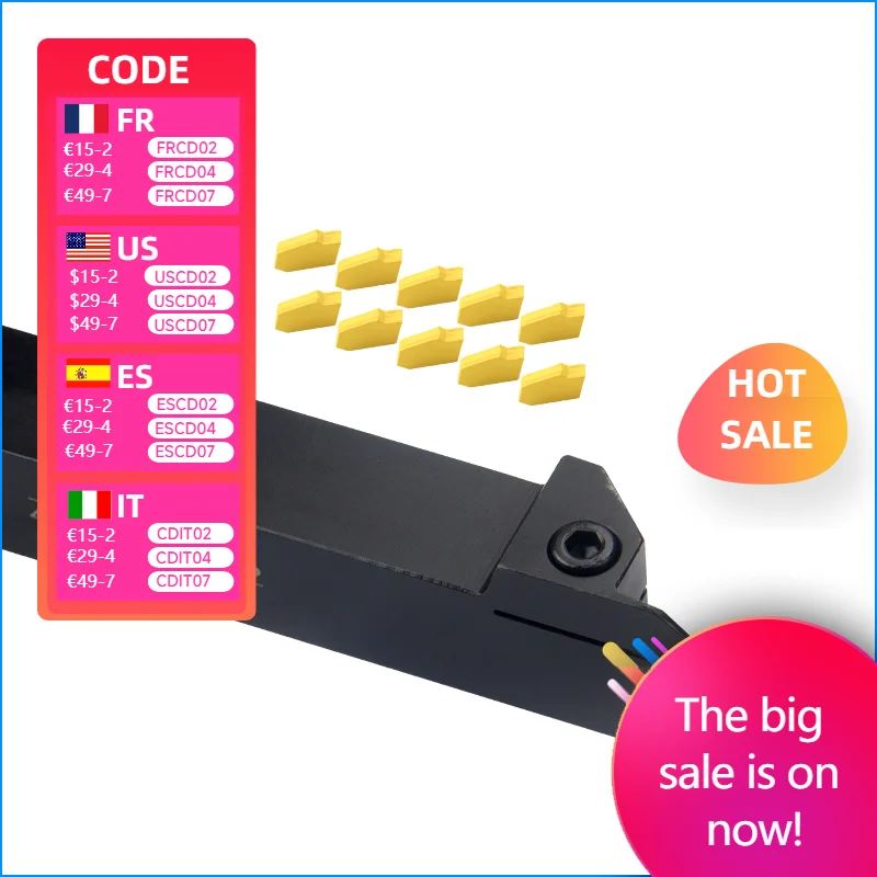 

ZQ2020L-2 ZQ2525L-5 Width Grooving CNC Lathe Machining Cutting Tool holder SP200-500 Metal Grooving Blades Parting Cutter Tool