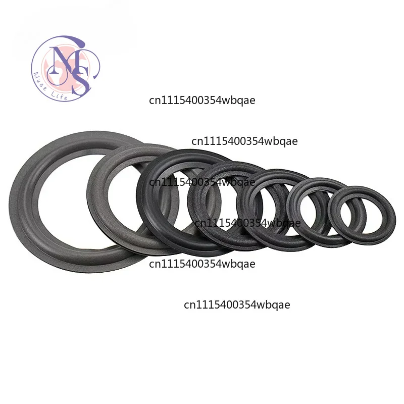 ZOCI-Speaker Foam Repair 1 2.5 3.5 4 6.5 INCH Suspension Surround Folding Ring Full Range Woofer Speaker Replacement 2PCS