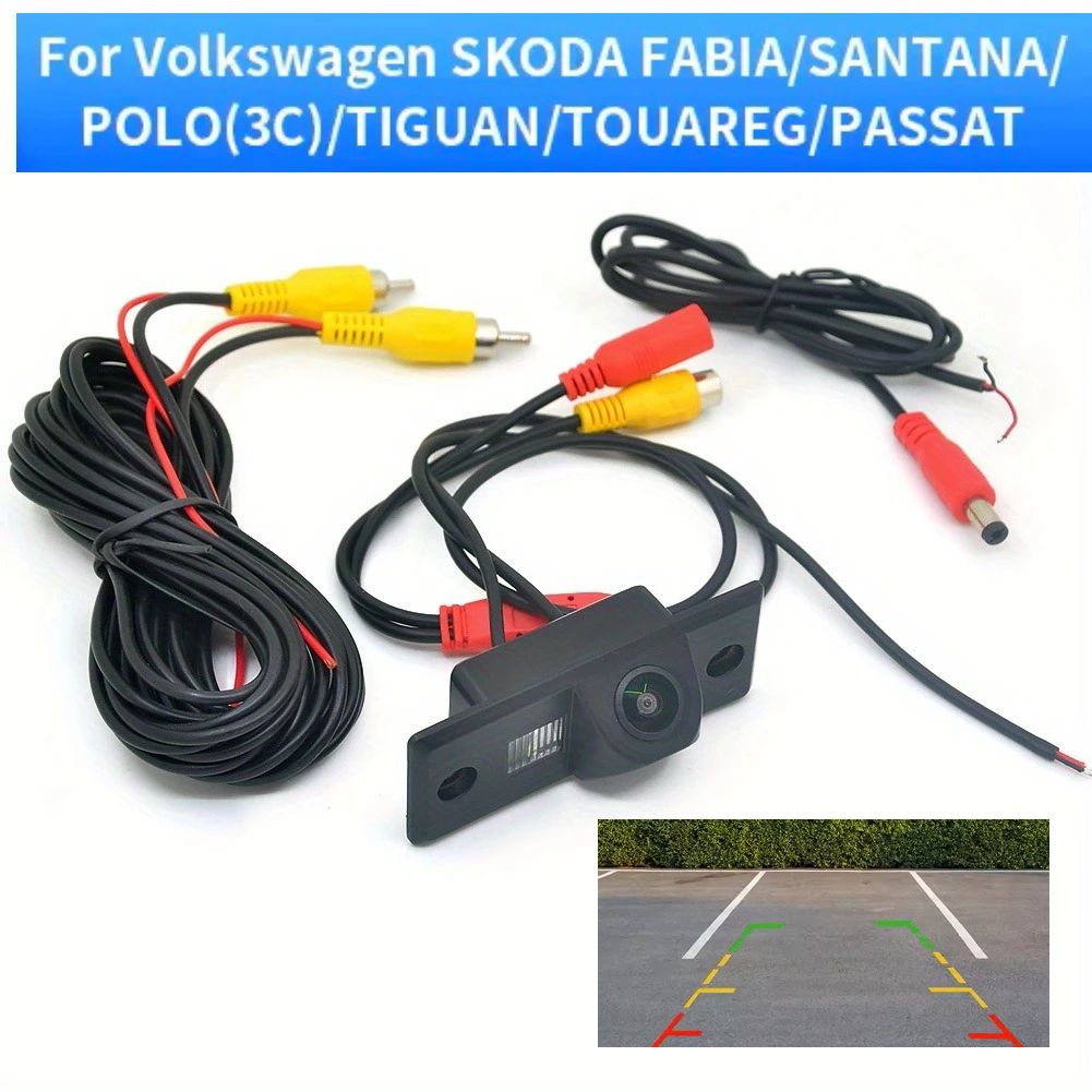 Vehicle Rear View Camera for V-W Santana Polo(3C) Tiguan Touareg Passat B4 B5 Skoda Fabia