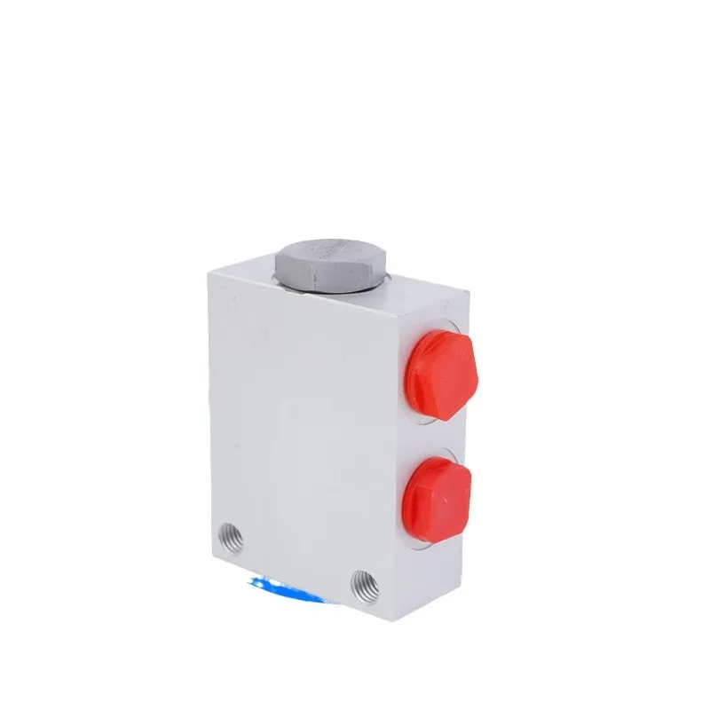 Aluminum alloy hydraulic system balance valve, synchronous valve straight-through hydraulic control valve