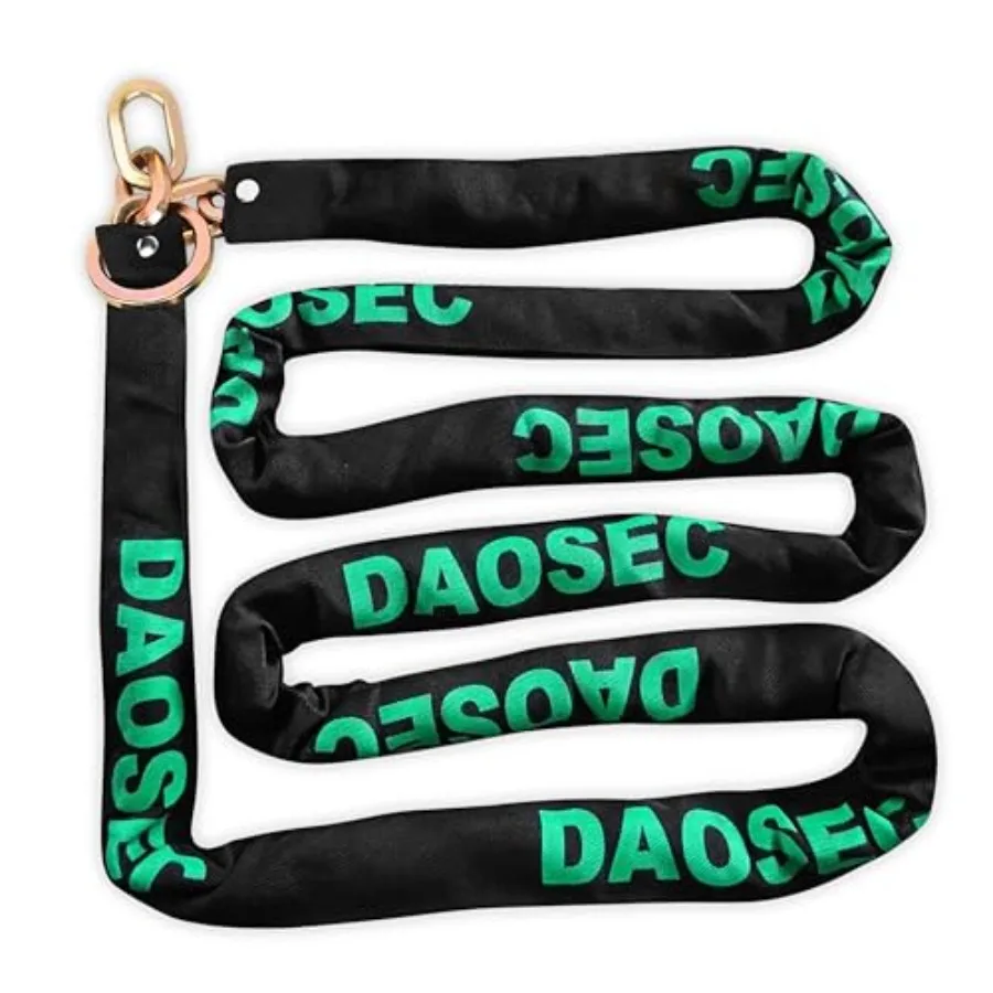 

Цепь повышенной безопасности 10 футов (3 м) - 3/8 дюйма (9 мм) из закаленной боронистой стали - Противоугонный замок для мотоциклов, велосипедов, ограждений, сараев, квадроциклов, домов на колесах, всепогодный, устойчивый к воздействию атмосферных воздейс