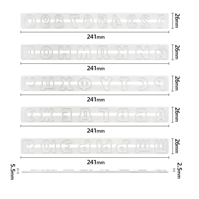 5 sztuk akcesoria do ciast rosyjski litery alfabetu numer zestaw do wycinania pieczęć na herbatniki formy wypieków masy cukrowej formy