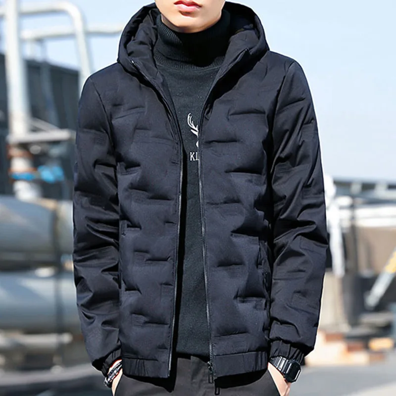 Men Autumn Outwear 2024 Winter Brand New Casual Warm Men Thick Waterproof Jacket Parkas Coat Windproof Hat Parkas Jacket Parkas