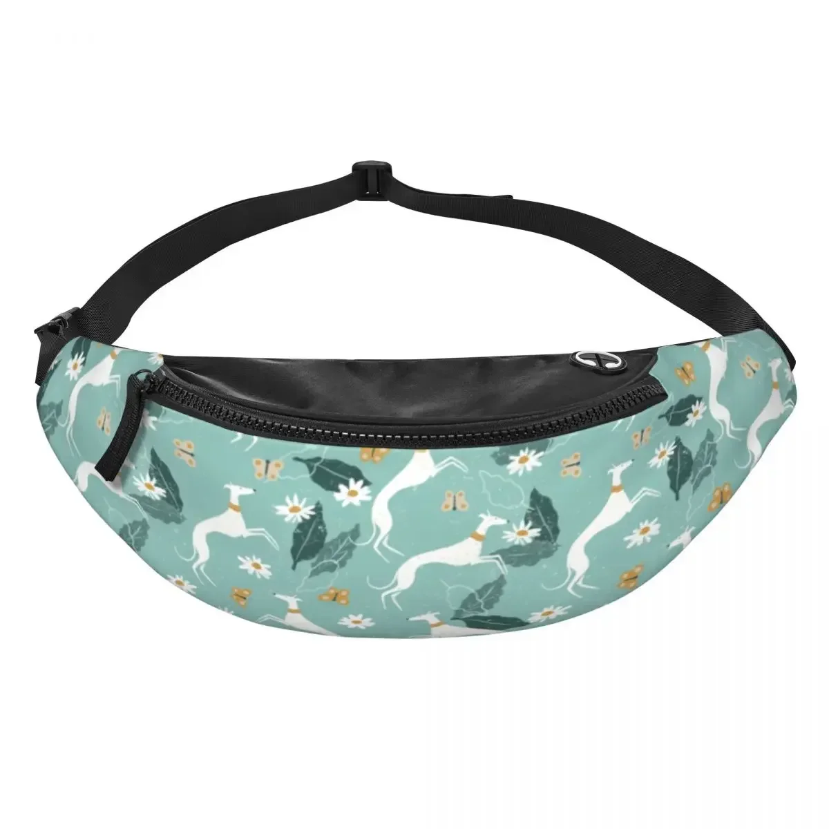 Customized Greyhound And Fanny Pack for Women Men Fashion Dog Crossbody Waist Bag Cycling Camping Phone Money Pouch