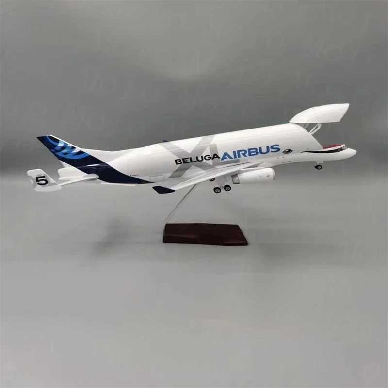 Aviation Collectibles Home Decorations 1:150 Scale 42cm Airbus Beluga A300-600 Resin Aircraft Model Super Beluga Transport Model