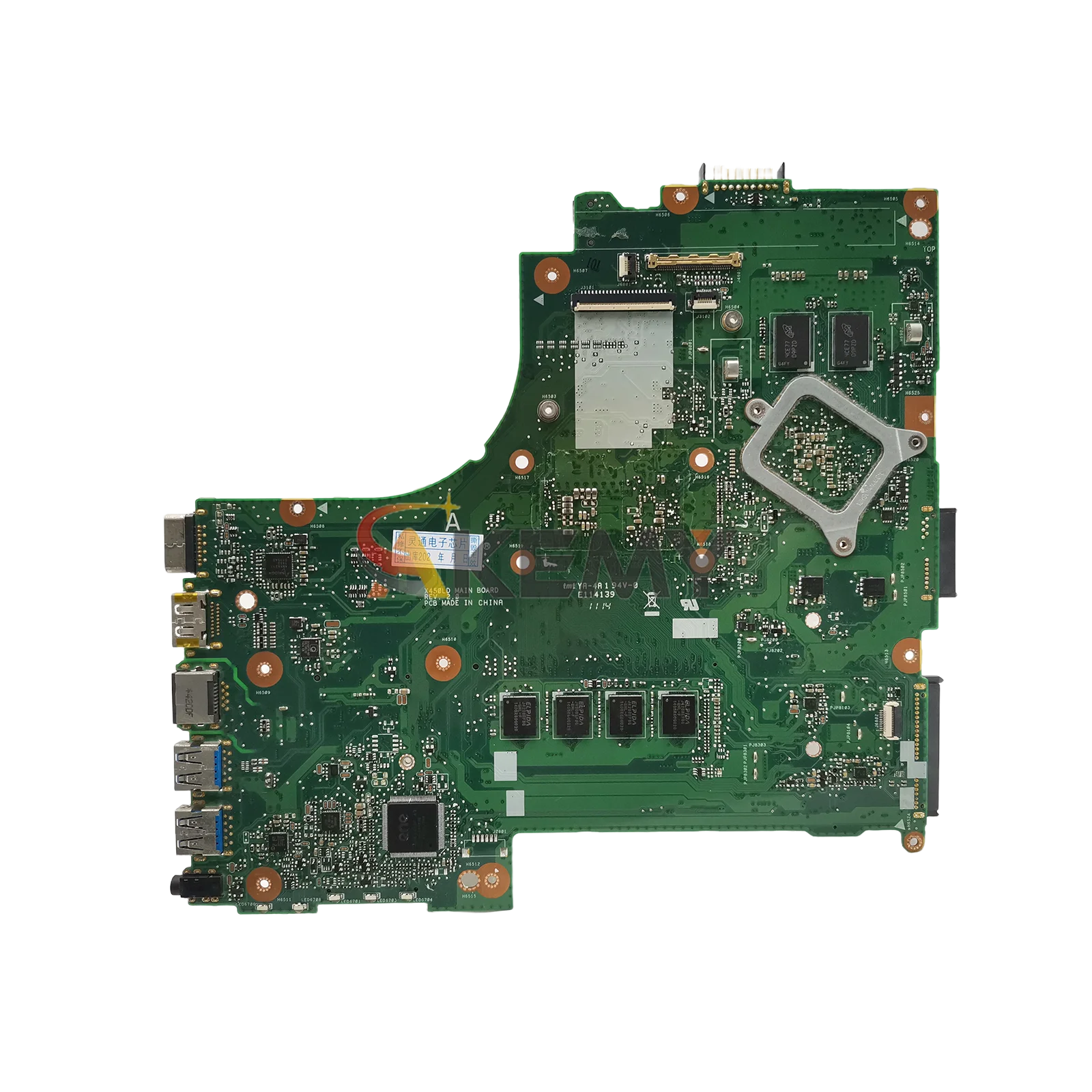 Placa base para ordenador portátil X450LD para ASUS R412L X450LN X450LC K450L X450LB Y481L R409L W418L X450LD X450L VM480L placa base I3 I5 I7 CPU