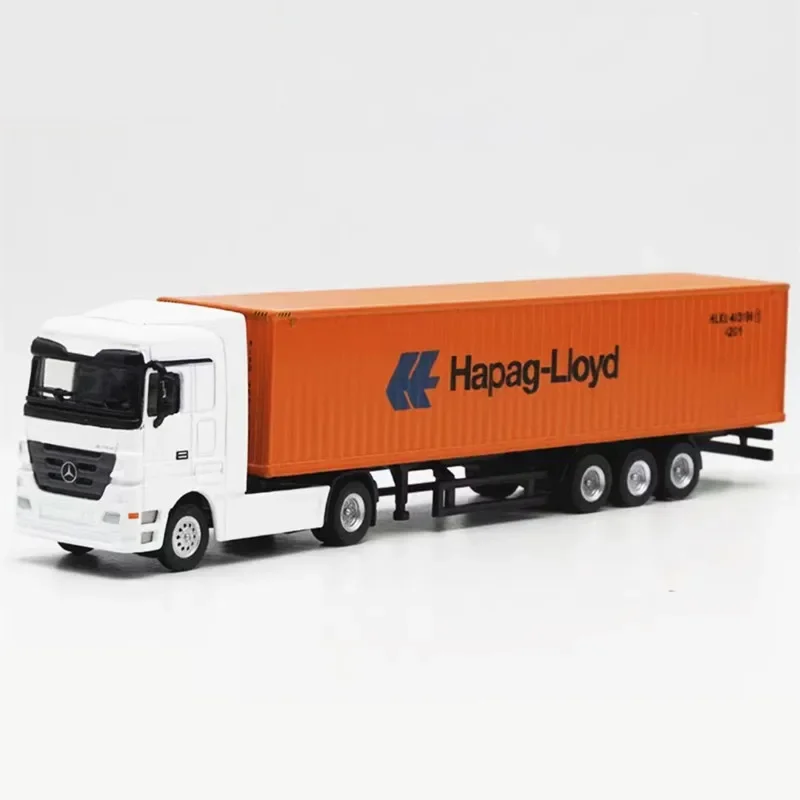 1:87 Hợp Kim Sáng Tạo Hậu Cần Mô Hình Xe Container Mô Hình Đồ Chơi Xe Ô Tô