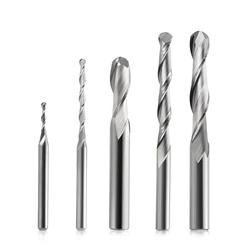 10pcs 3.175 4 6mm Shank Two Flute CNC Ball Nose End Mill Router Bit 2 Flute Carbide Milling Cutter