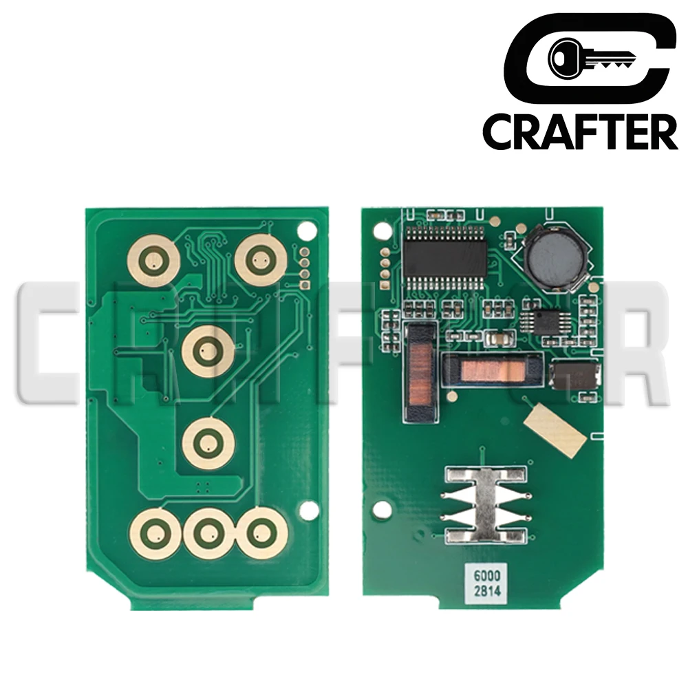 Chiave Crafter M3N5WY7777A 315 MHz ID46 Chiave telecomando intelligente per auto 4/5 pulsanti per Cadillac CTS STS SLS 2008 2009 2010 2011 2012 2013 2014