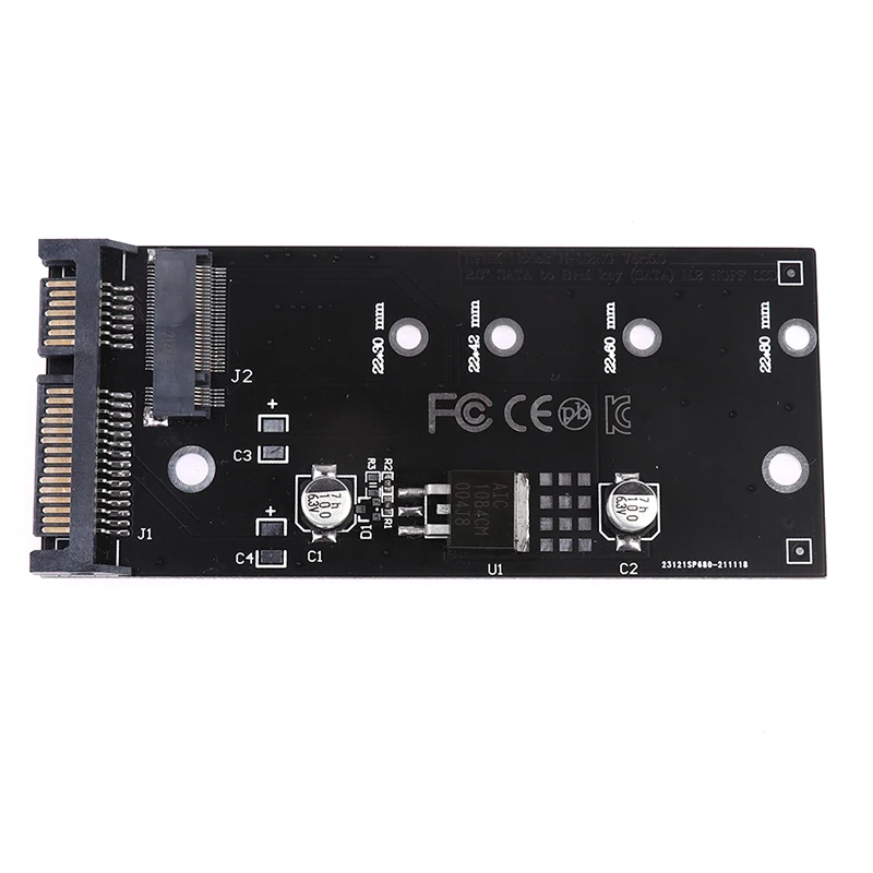 New-1Set B+M Key M.2 Ngff Ssd To M.2 Sata 3 Raiser M.2 To Sata Adapter Expansion Card