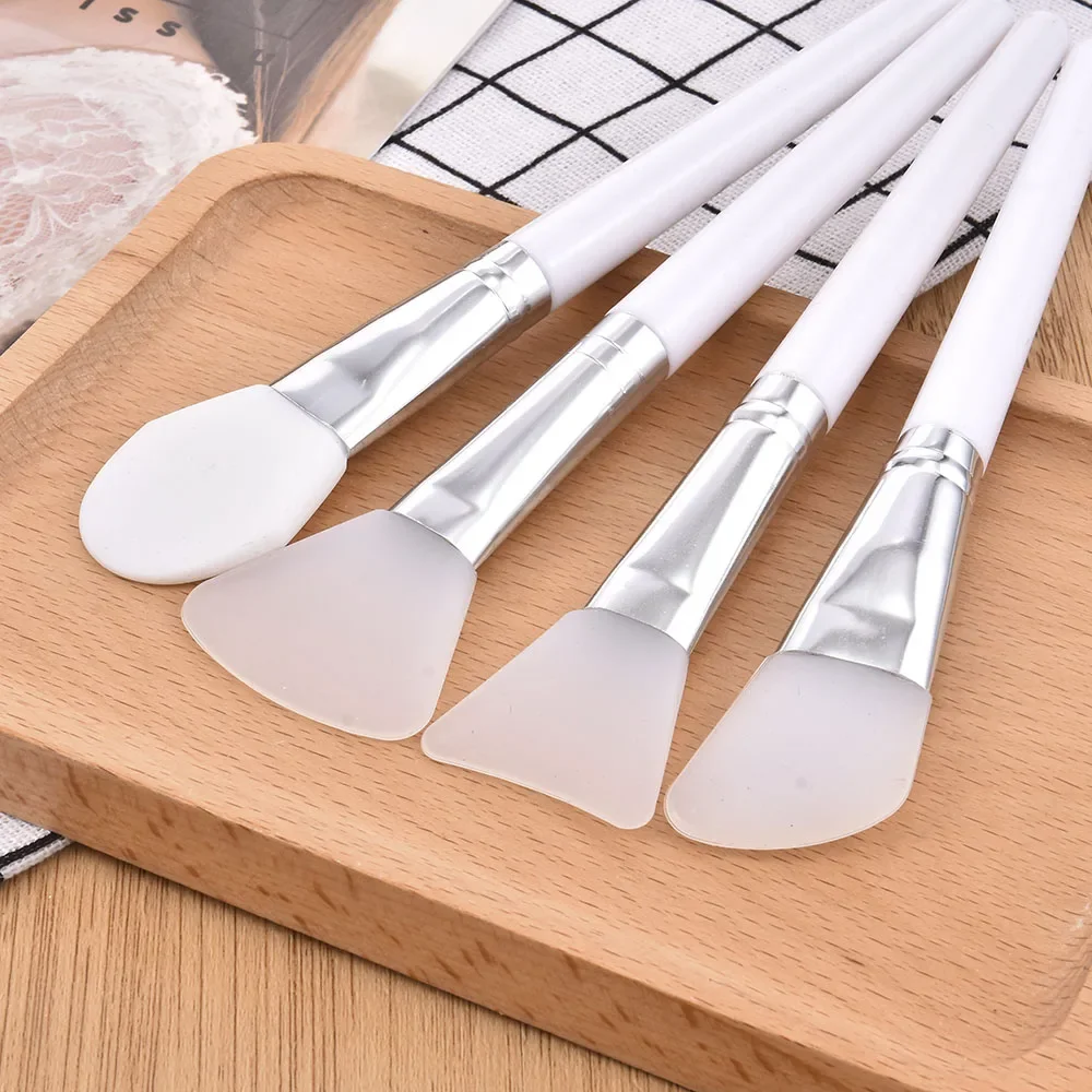 

White Makeup Silicone Facial Mask Brush Professional Mud Cream Brushes DIY Skin Care Foundation Gel Cosmetic Beauty Tool