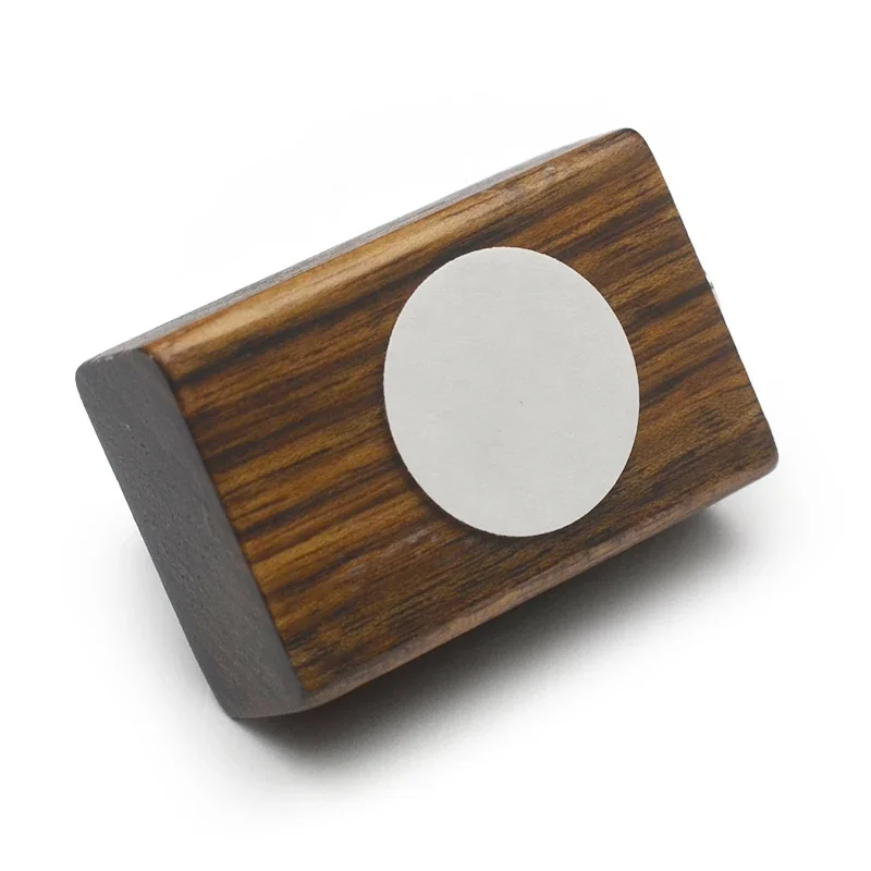 SAPHUE S2/3 Clip Pickup for Acoustic/Classic Guitar Wood Case with Volume Knob and 6.35 Jack  for Ukelele/Kalimba/Mandolin