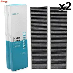 64319127516 64319127515 For MINI Cooper R56 Coupe R58 Paceman R61 Car Activated Carbon Pollen Cabin Air Conditioning Filter X2