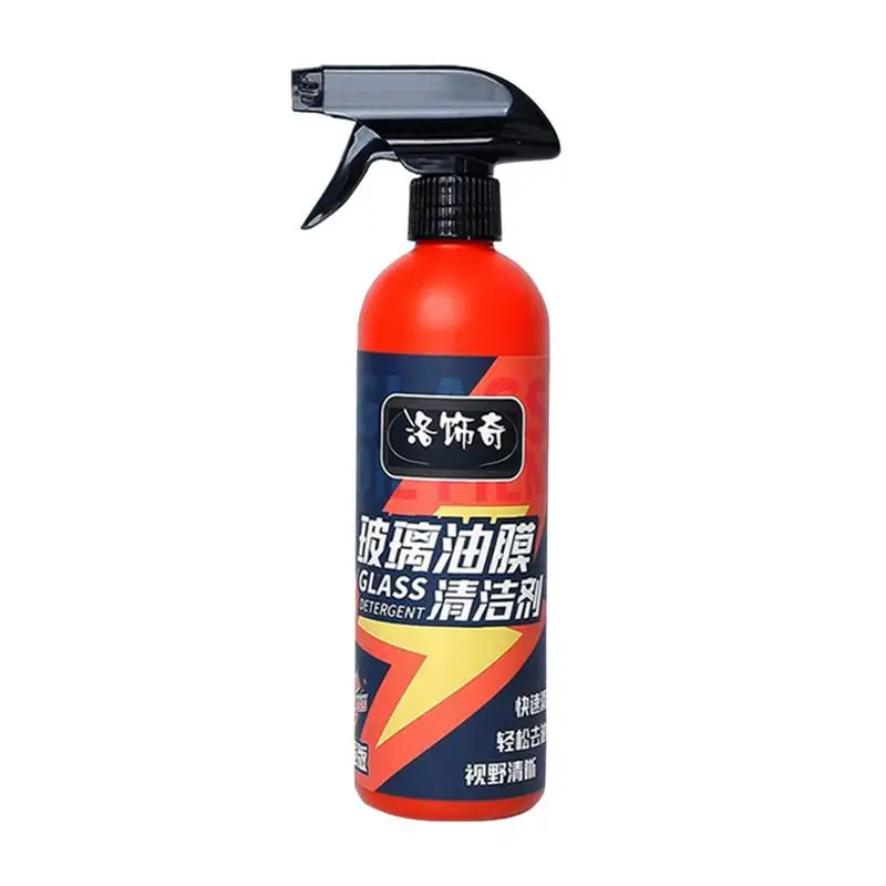 

Car Glass Oil Window Cleaner 500ml Windshield Cleaner Spray Auto Glass Cleaner Cream Auto Glass Polish Oil Remover Water Stains