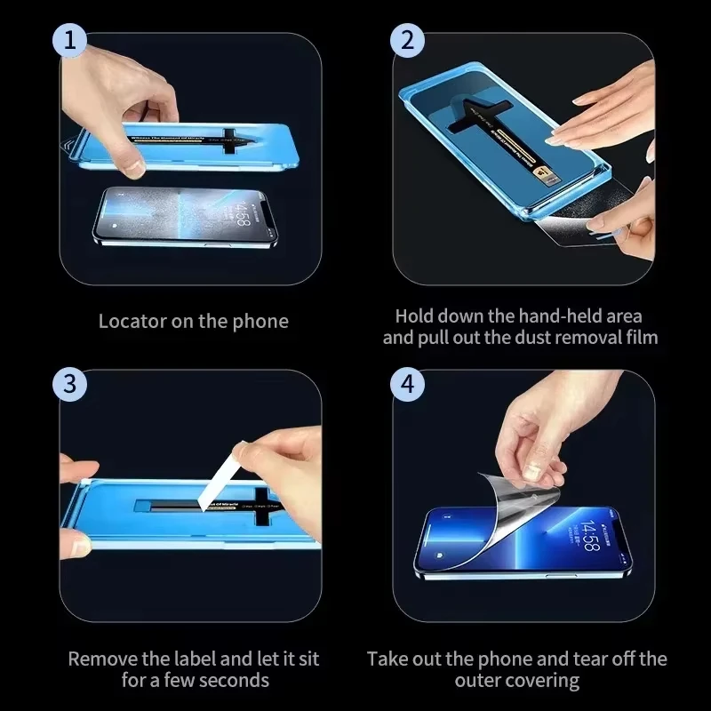 1-3 sztuki folii ochronnej na ekran, zapewniającej prywatność, do Google Pixel 10 Pro XL, 9, 8, 9A, 8A. Hartowane szkło, łatwa instalacja. Do Google Pixel 10, 9 Pro, 7, 7A, 6A. — zdjęcie produktu 4