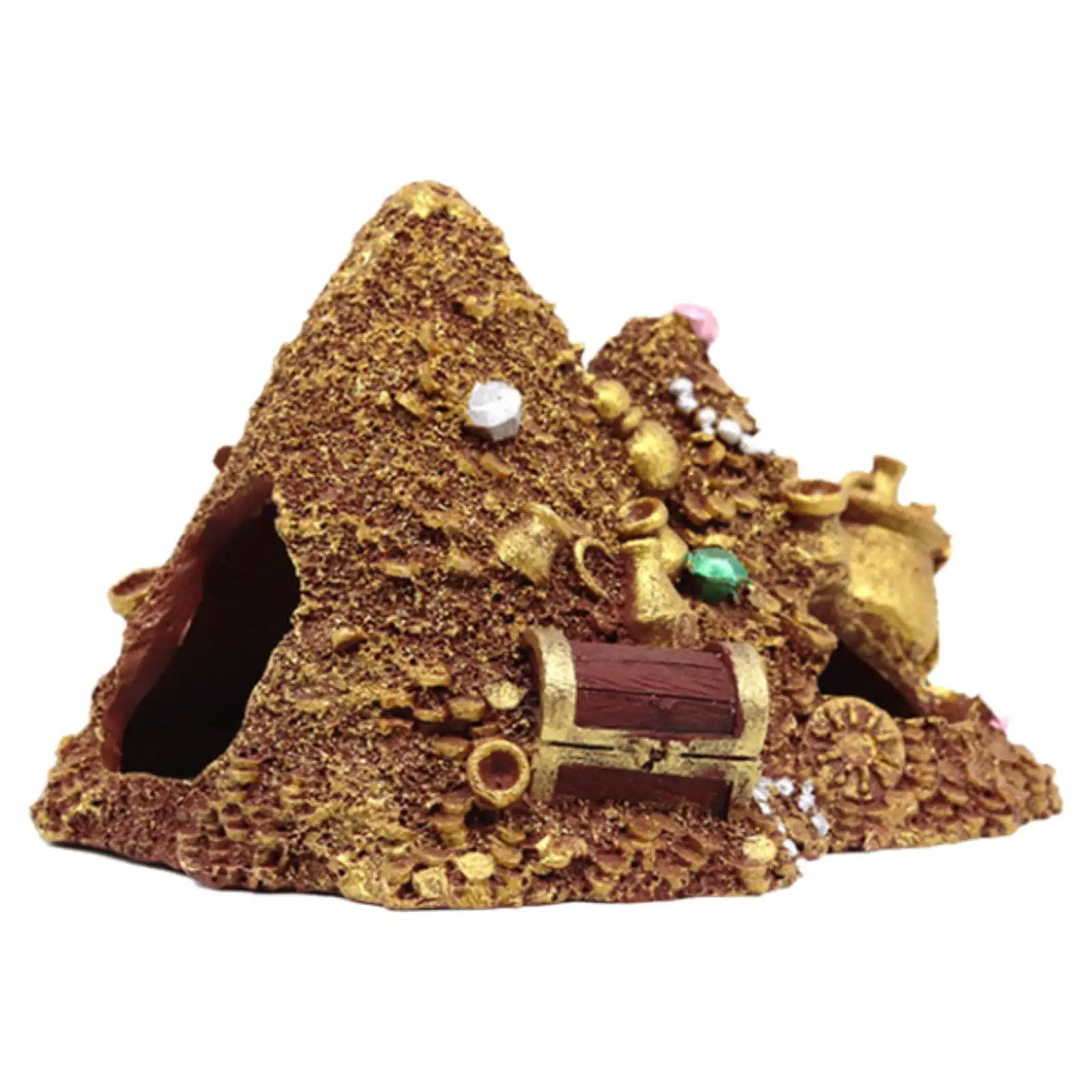 

Декор для аквариума, пейзажные аксессуары, имитация, многоцелевой, профессиональный, креативный, смоляная рыба, скрывающая пещера, украшение для аквариума