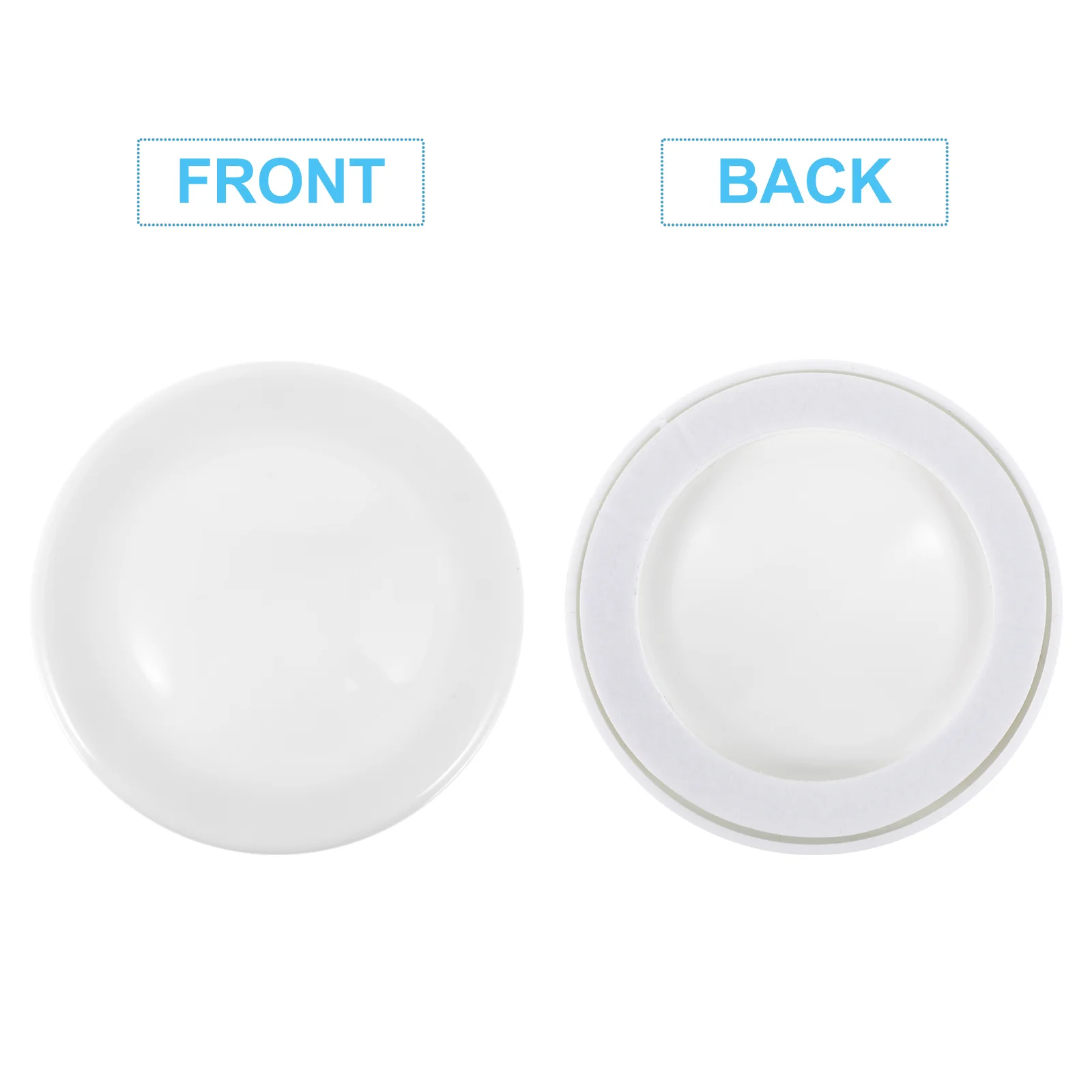 4 قطعة غطاء فتحة محفوظة ملحقات أنابيب الزخرفية البيضاء لتركيب صنبور المطبخ قبعات ثقب الحائط المتينة غطاء جدار المنزل