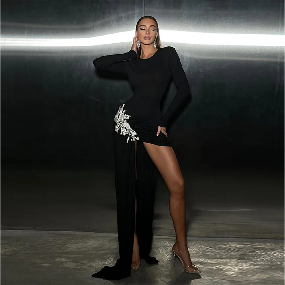 أنيقة حزب مساء ثوب رسمي حفلة موسيقية كوكتيل الزفاف الحدث ماكسي الساتان المؤنث أنيق الاحتفال ملابس الزفاف نمط الشارع