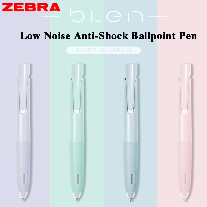 ZEBRA BLEN Ballpoint Pen JJZ66 0.5mm Limited Colors Lightweight Rod Low Noise Anti-Shock Black Gel Pens Cute Japanese Stationery