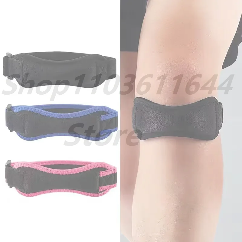 Knee Patellar Tendon Knee Support Strap Brace Adjustable Shock Absorption Compression Knee Pad Sleeve For Basketball