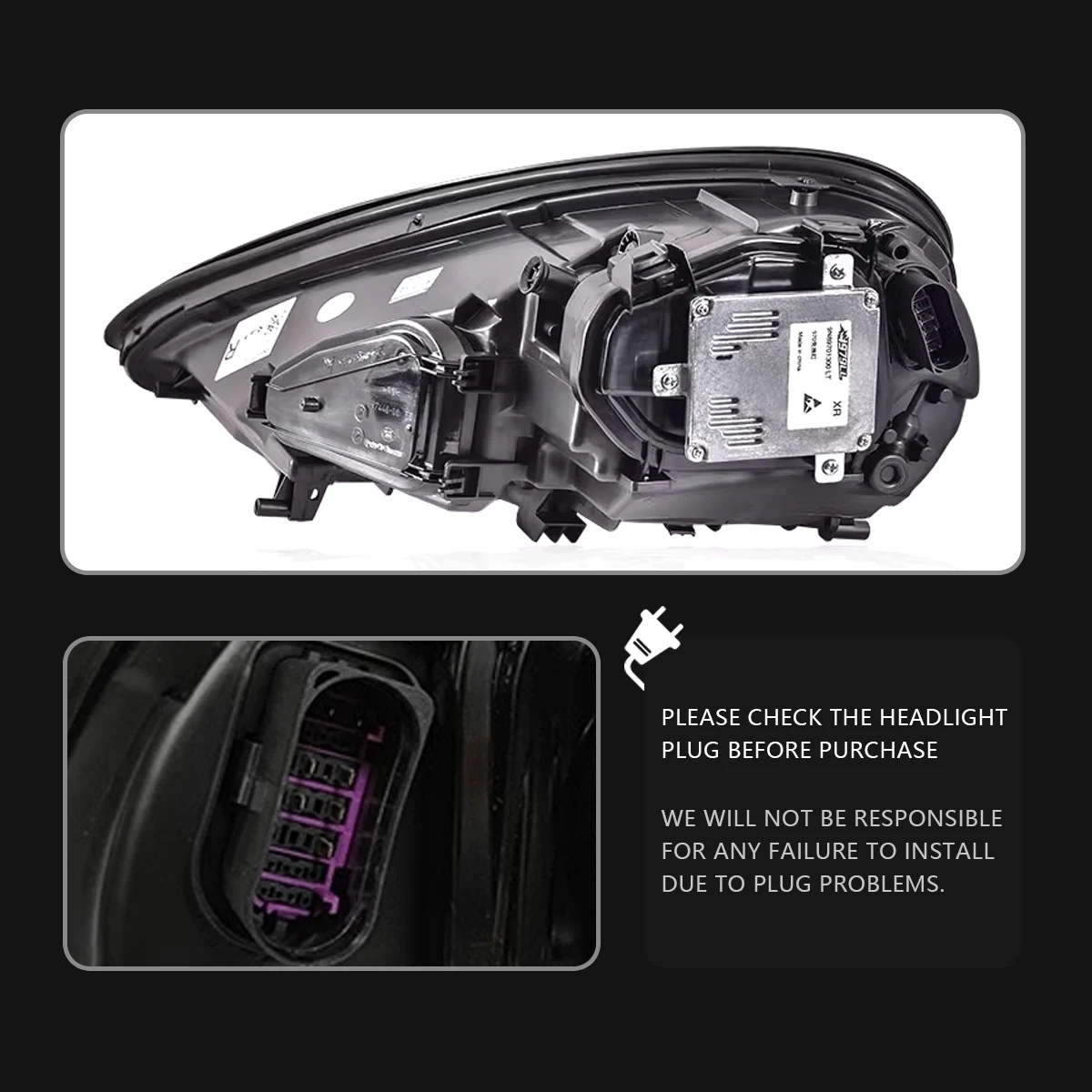 Car Lights for Porsche Panamera LED Headlights 2010 2011 2012 2013 970 970.1 Matrix Headlamps Plug and Play