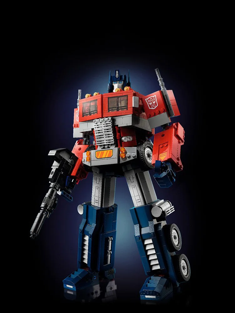 1508PCS Robot Car Toys Building Blocks 10302 Truck Transformationed Autobot Deformation Optimus Prime Movies Gift For Children