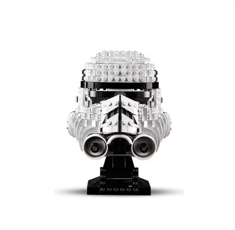 MOC 75276 Stormtrooper Helmet MOC Space Ship Battle Model Building Block Architecture Education Assembly Model Toy