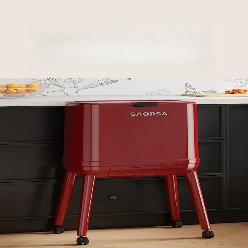 

Large Capacity Waste Bins Moved Opened By Pressing Without Bending Over Waste Bins Kitchens Living Rooms Home Vuilnisbakken JTW