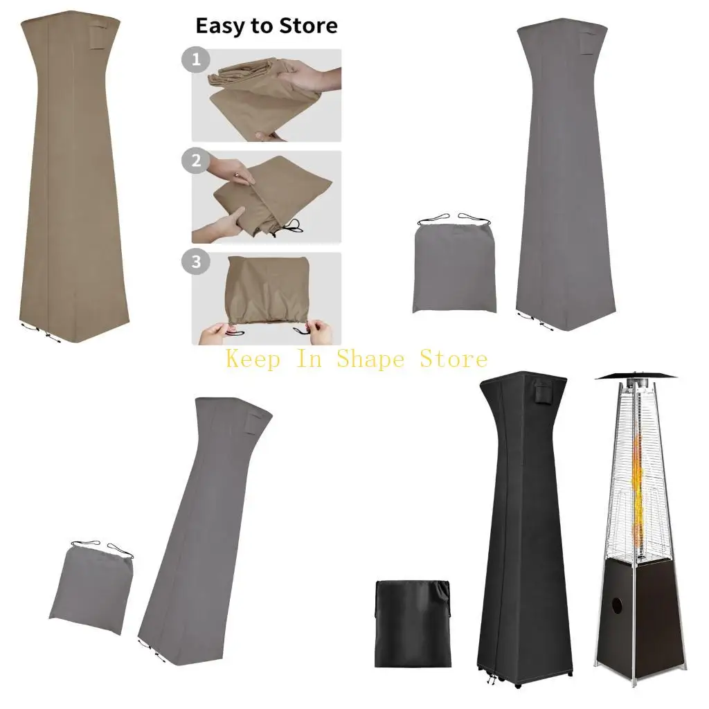 

U1JC Efficient Heat Distribution Pyramid Torch Heaters Cover for Patios Decors Offering Low Maintenance Fashion Appearance