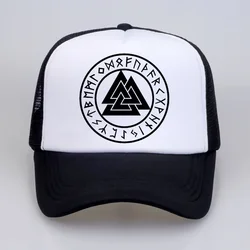 pagan amulet Men cap Scandinavian Viking jewelry Odin 's Symbol of Norse Viking Warrior Slavic Norway Valknut Baseball Caps