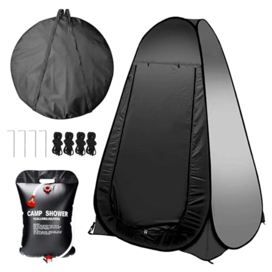 

Pop Up Tent Upgrade Privacy Camping Shower Tent Portable Outdoor Sun Shelter for Outdoor Bathing Toilet Camping Biking Hiking B