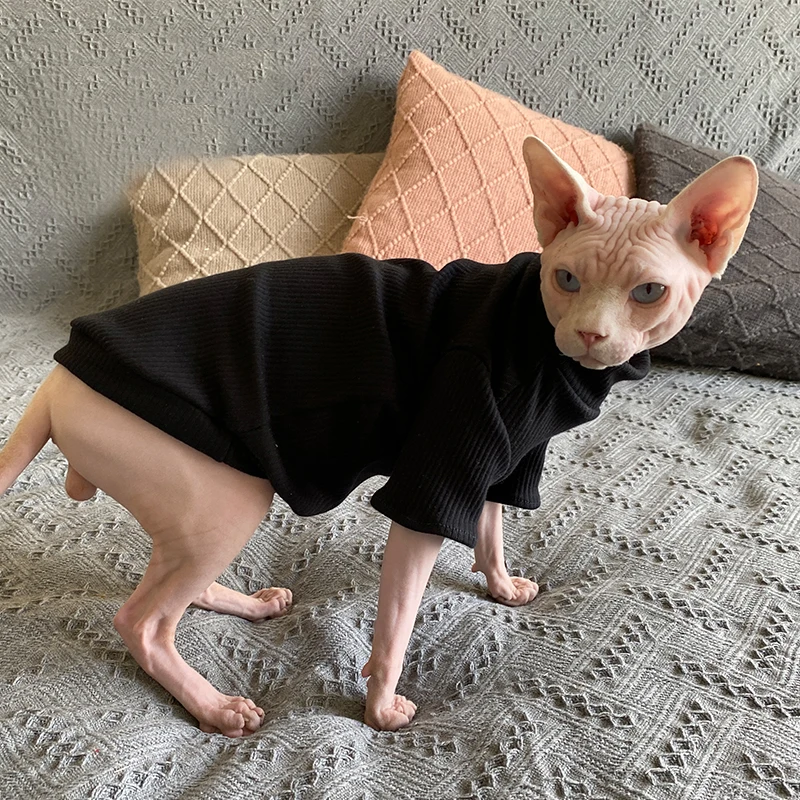 

Spring Summer Apparel Sphinx Clothing Hairless Cat Jumper Cat Stuff Pet Clothes Spring Fall Sphynx Cat Clothes Cat Outfits