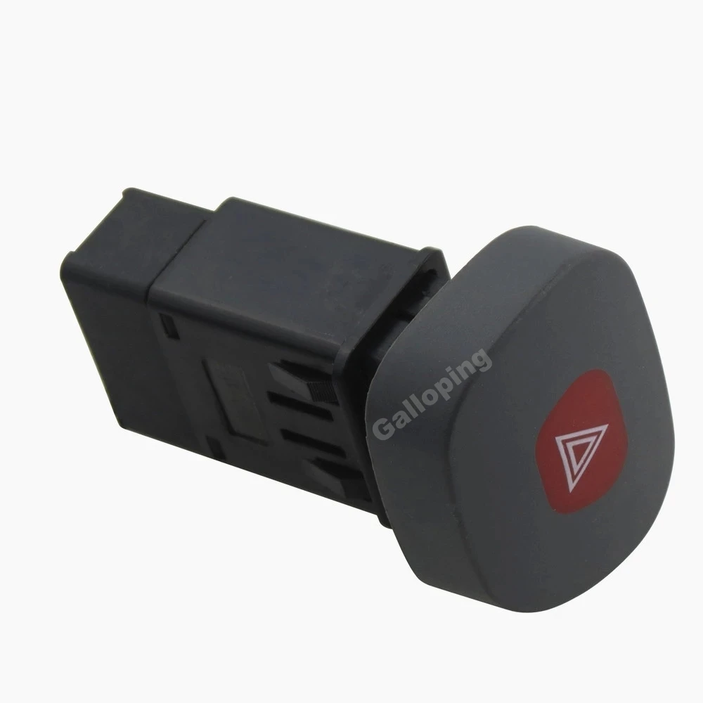 8 Pins Power Emergency Hazard Warning Light Switch Button For Renault Megane I Classic Clio II 7700421820 Car Accesoories