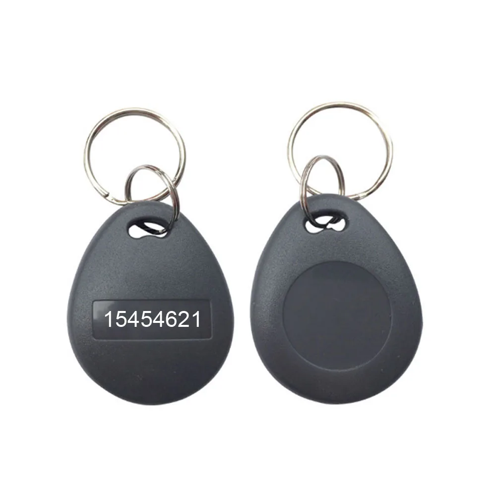 100pcs rfid 125khz tags token nur read key 125khz keyfobs tk4100 em4100 proximity rfid zugriffs kontrolle smart id em karte schlüssel bund