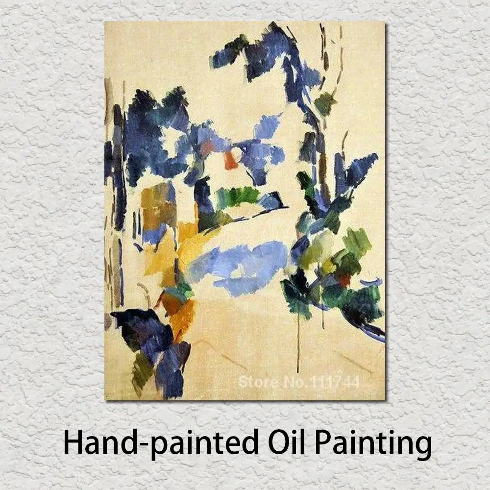 

Art Impressionism Study of Trees Paul Cezanne Paintings Reproduction High Quality Hand Painted