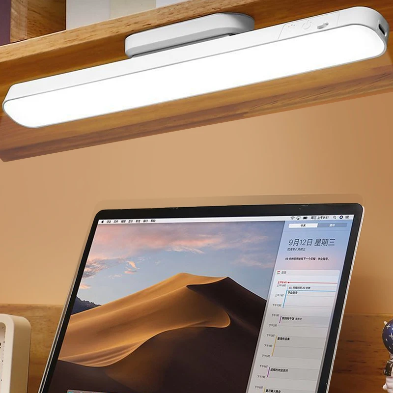 

LED Light Magnetic USB Charging And Plugging Dual-Use Stepless Dimming Cabinet Light Table Lamp Touch /Remote Control