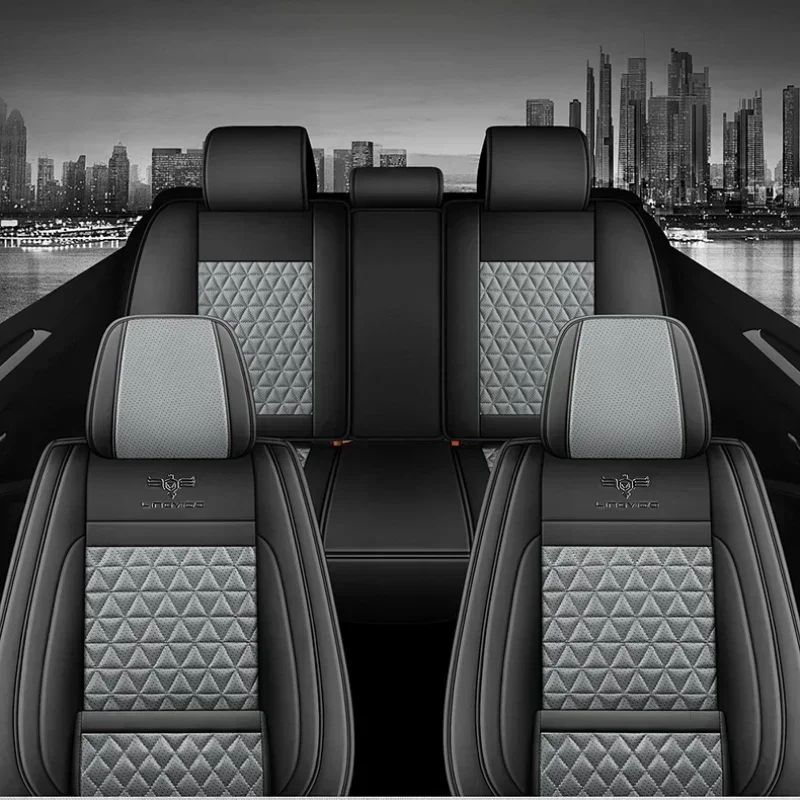 Para acura capa de assento de carro à prova dwaterproof água couro artificial respirável macio confortável resistente ao desgaste envoltório completo capa de assento