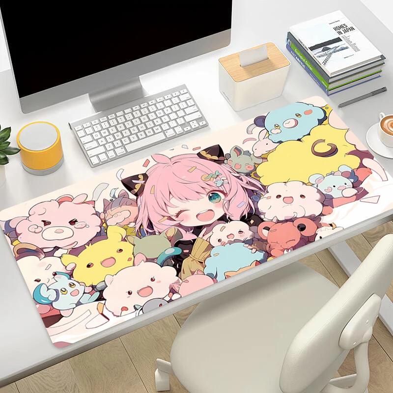 Mouse Pad S-SPY×FAMILYs A-Anyas Home Gaming Laptops Keyboard Mat Deskmat Pc Accessories Desk Protector Gamer Mats Anime coaster