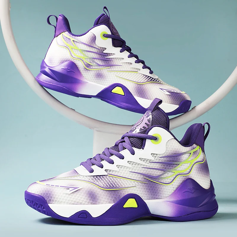 New Basketball Shoes Shock Absorption Midsole Student Sports Casual Shoes Cushioning Comfortable Footwear for Students - view 6