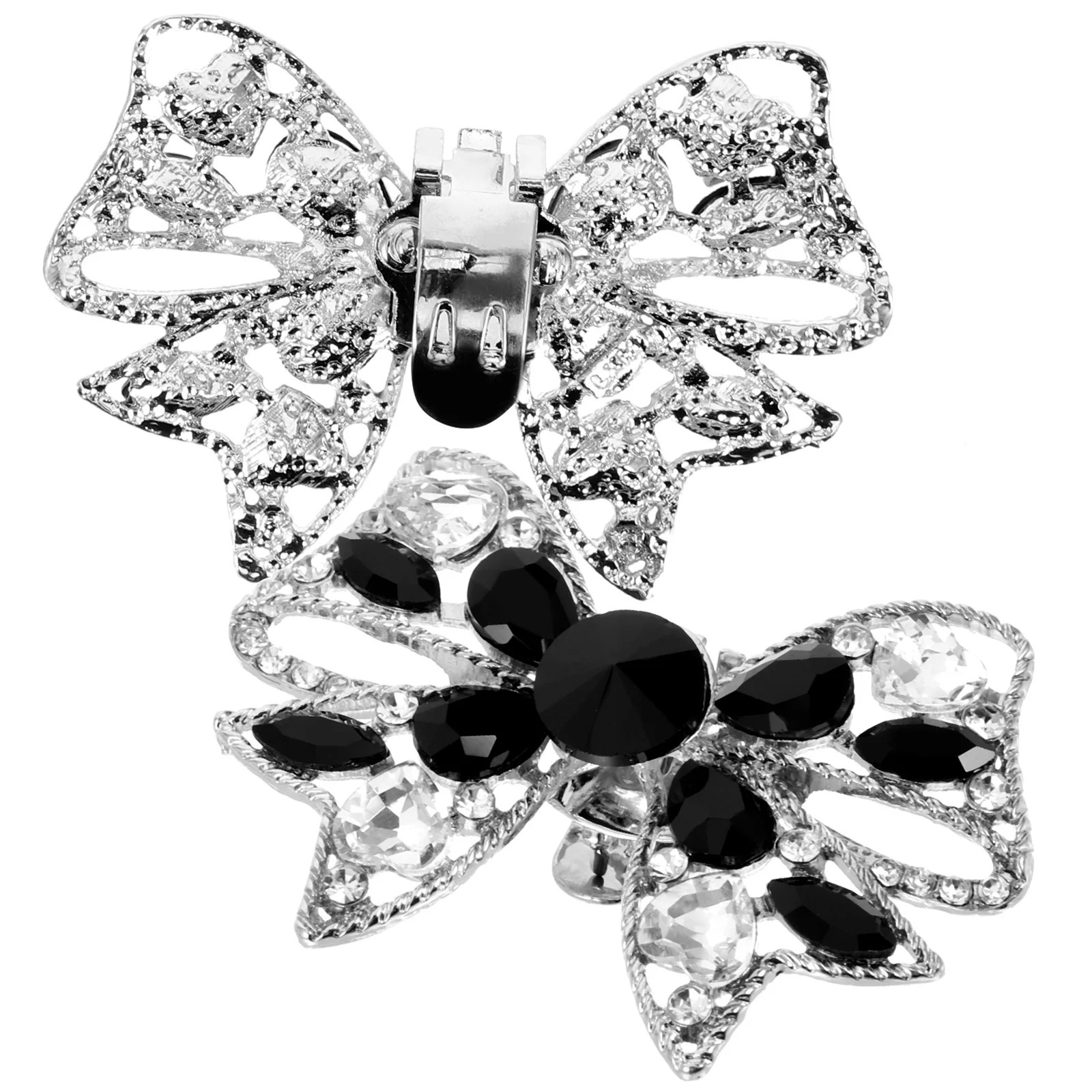 

1Pair Bow Rhinestone Shoe Clips Elegant Decorative Clips for Women Wedding Bridal High Heel Charms Shoe Clip Bow Shoes Buckle