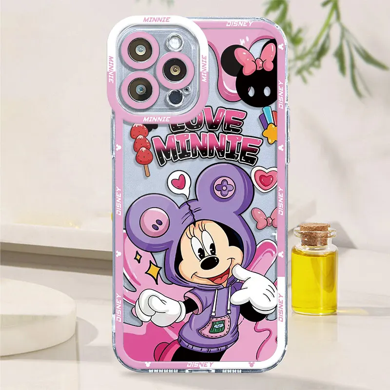 Cover Phone Case for Samsung Galaxy A21s A52 A42 A23 A53 A33 A72 5G A13 A22 A12 A73 A32 A52s Disney Mickey Minnie