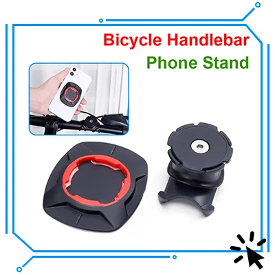 Metall Motorrad Fahrrad Telefon Halter Aluminium Legierung Anti-rutsch Halterung GPS Clip Universal Fahrrad Ständer Unterstützung für Alle Smartphones – Detail 3