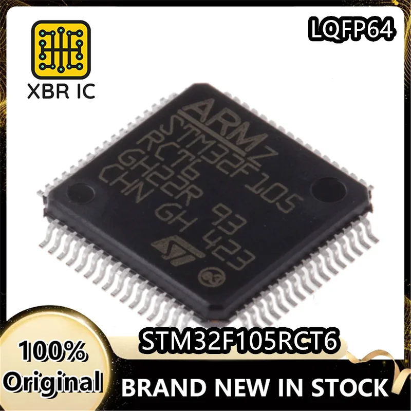 

(2/10 pieces) STM32F105RCT6 LQFP-64 ARM Cortex-M3 32-bit microcontroller MCU New original authentic spot fast delivery