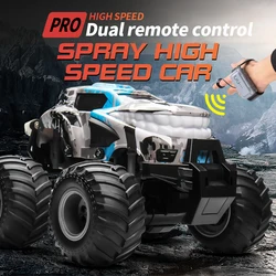 2.4G 2WD Spray RC Car 360° Spin Dancing Toy With LED Light Spray Stunt Off-Road Vehicle Drift Monster Truck For Children Toy